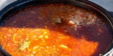 шурпа на костре