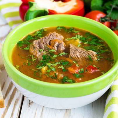 Шурпа с нутом