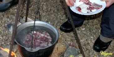 шурпа в котле