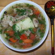 Рецепт Супа шурпа из баранины