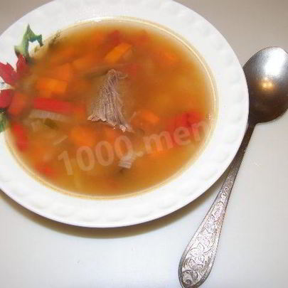 Суп Шурпа из говядины с картошкой