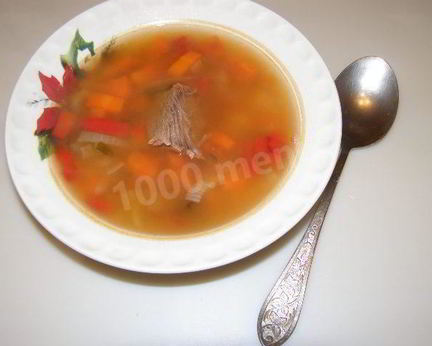 Суп Шурпа из говядины с картошкой