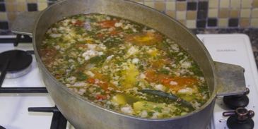 суп шурпа из говядины в казане