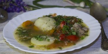 суп шурпа из говядины в казане