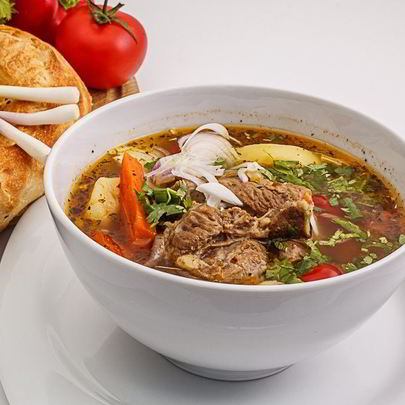 Узбекская шурпа из говядины