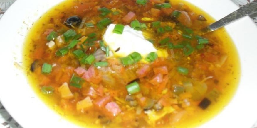 Рецепт домашней солянки