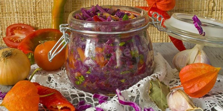 Рецепт овощной солянки на зиму