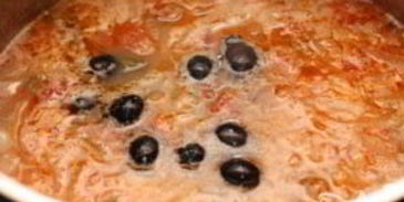 рыбная солянка с семгой