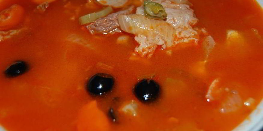 Рецепт сборной солянки мясной