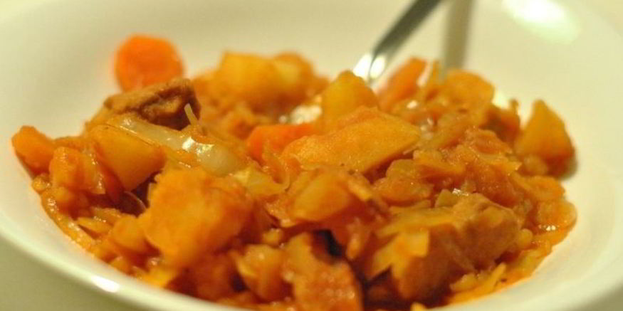 Рецепт солянки из свежей капусты с картошкой