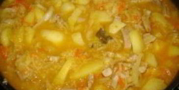 солянка из свежей капусты с картошкой