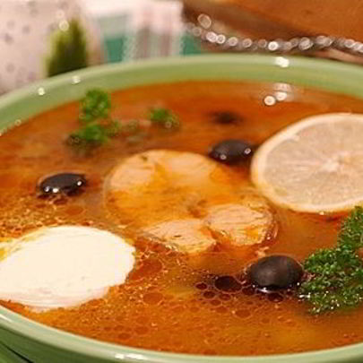 Солянка рыбная в мультиварке