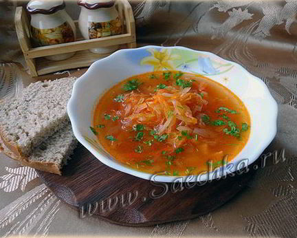 Солянка с капустой