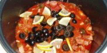 солянка с курицей в мультиварке