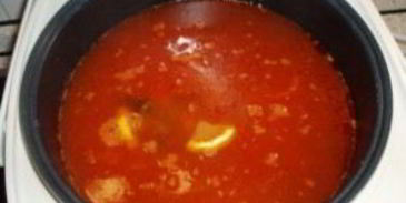 солянка с курицей в мультиварке