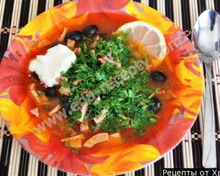 Солянка сборная мясная