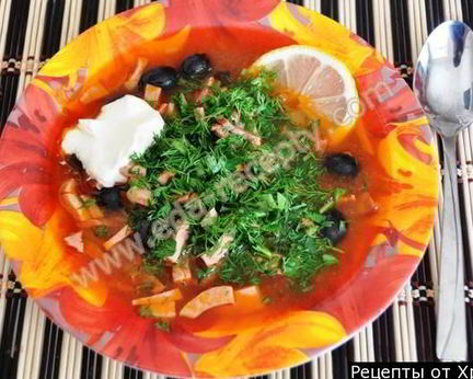 Солянка сборная мясная