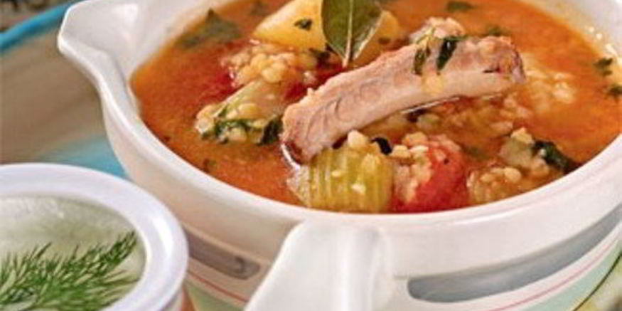 Рецепт супа из баранины с чечевицей