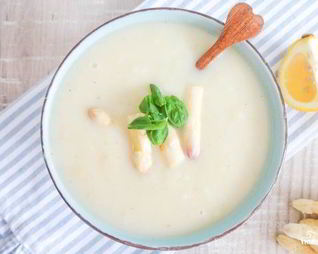 Суп из белой спаржи