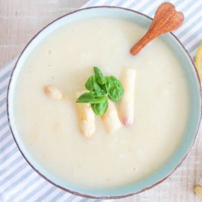 Суп из белой спаржи
