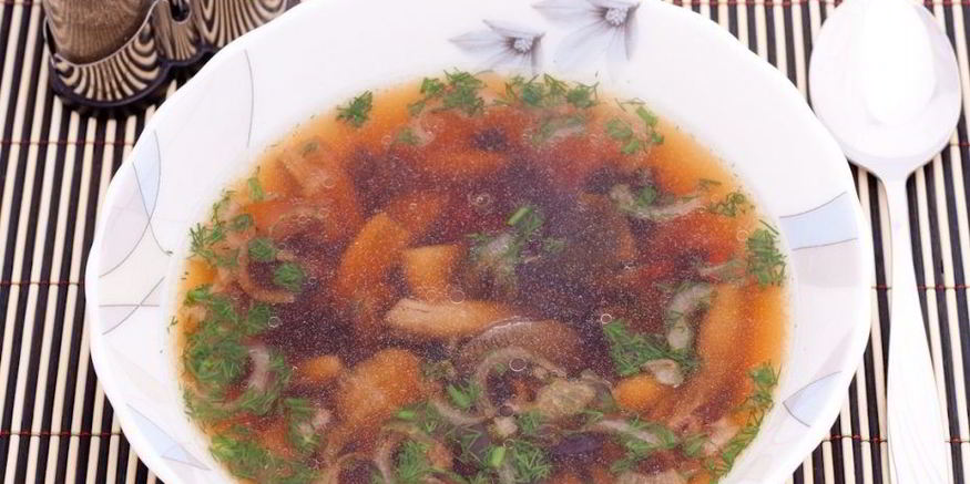 Рецепт супа из консервированных грибов