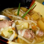 Рецепт Супа из куриных потрошков с лапшой