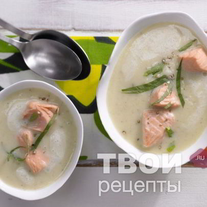 Суп из лосося