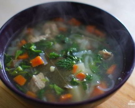 Суп из молодой крапивы