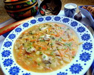 Суп из скумбрии Ретро