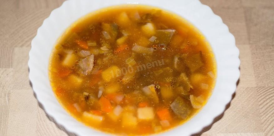 Рецепт супа из сухих белых грибов