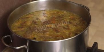 суп из сухих белых грибов