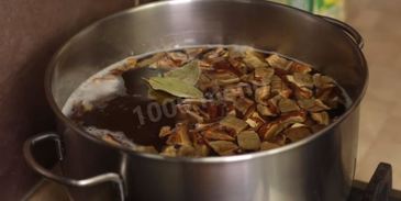 суп из сухих белых грибов