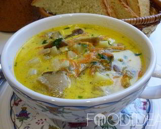 Суп из сушеных белых грибов