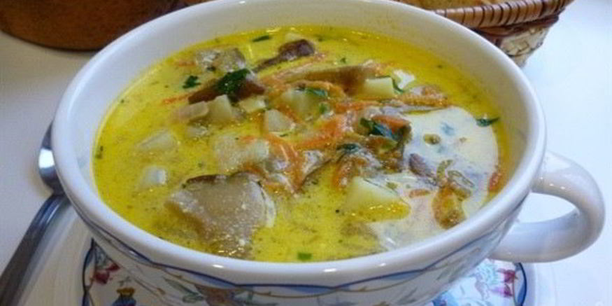 Рецепт супа из сушеных белых грибов