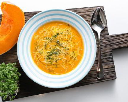 Суп из тыквы и яблока