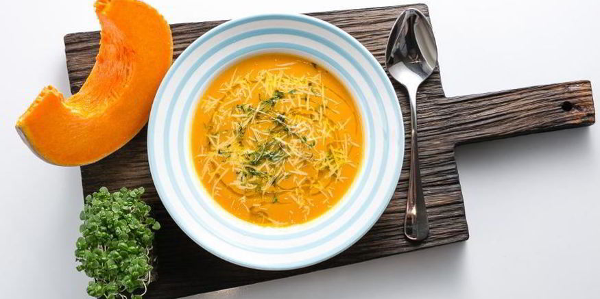 Рецепт супа из тыквы и яблока