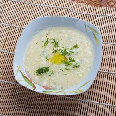 Суп из яиц и пармезана