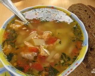 Суп картофельный с треской