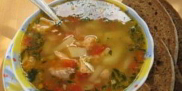 суп картофельный с треской