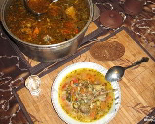 Харчо из баранины с Ткемали