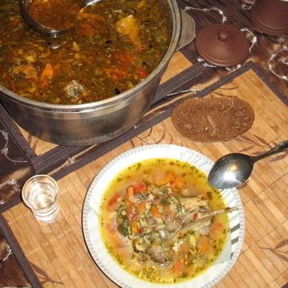 Харчо из баранины с Ткемали