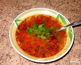 Харчо из говядины по-грузински