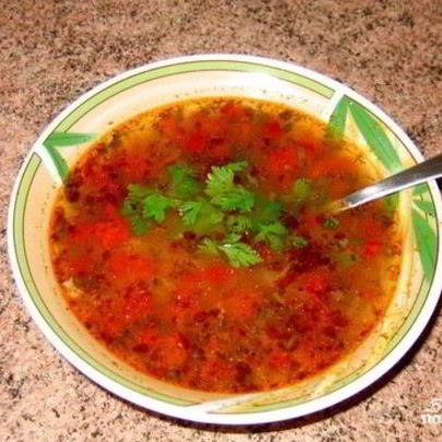 Харчо из говядины по-грузински
