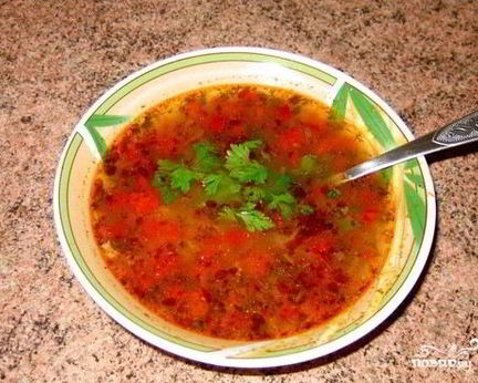 Харчо из говядины по-грузински