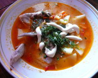 Харчо из куриных крылышек