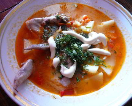 Харчо из куриных крылышек