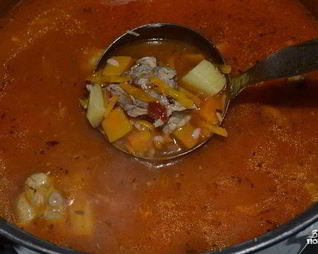 Харчо из свиных ребрышек