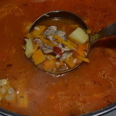 Харчо из свиных ребрышек