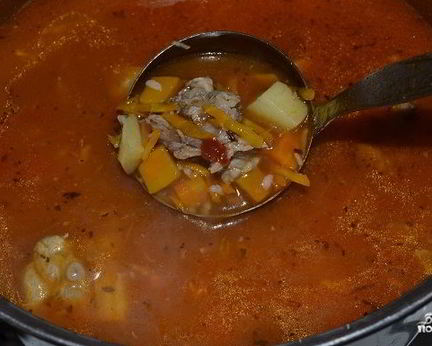 Харчо из свиных ребрышек