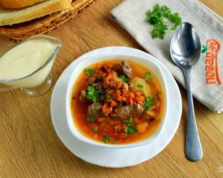 Харчо с перловкой